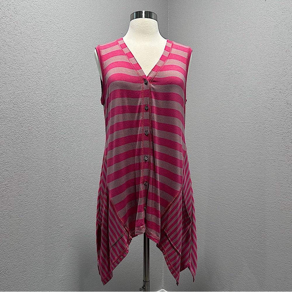 LOGO by Lori Goldstein V-neck Vest